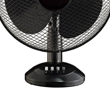 Mesko Fan MS 7310 Bordvifte, Antall hastigheter 3, 45 W, Oscillasjon, Diameter 40 cm, Svart