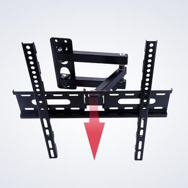 TV veggfeste med arm (26 "-55") Svart