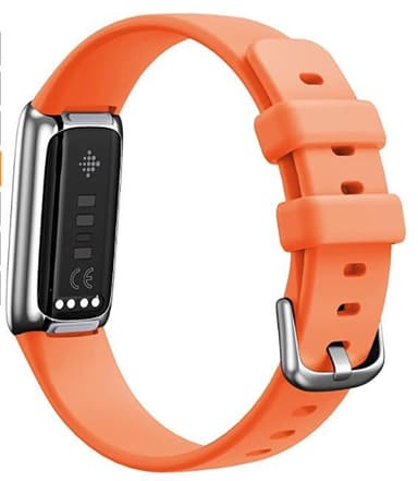 Fitbit Luxe silikon oransje armbånd