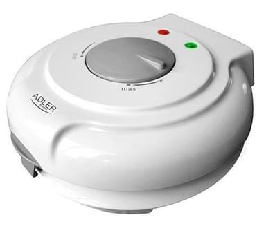 Adler Vaffelmaskin AD 3038 1500 W, Antall bakverk 1, Ice Cone, White