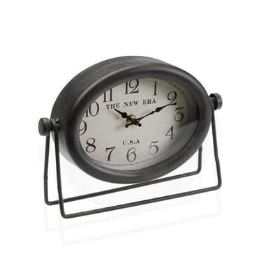 Pöytäkello Vintage Metall (18 x 9 x 23 cm)