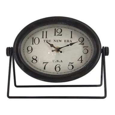 Pöytäkello Vintage Metall (18 x 9 x 23 cm)