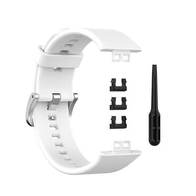 Silikonarmbånd Huawei Watch Fit Hvit