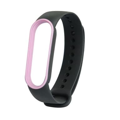 Elastisk armbånd til Xiaomi Mi Bånd 5 Svart & Rosa