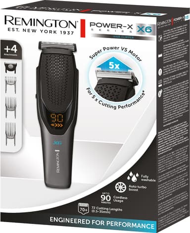 Remington Power X Series X6 hårklipper HC6000 (grå)