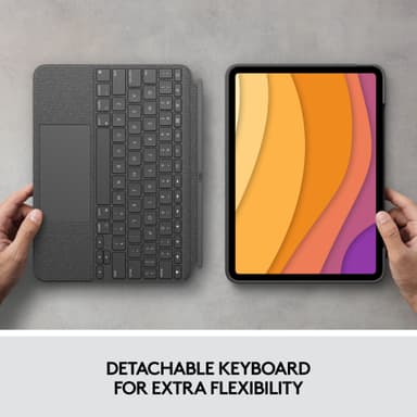 Logitech Combo Touch tastaturdeksel for iPad Air(grå)