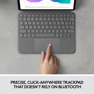 Logitech Combo Touch tastaturdeksel for iPad Pro 11 (grå)