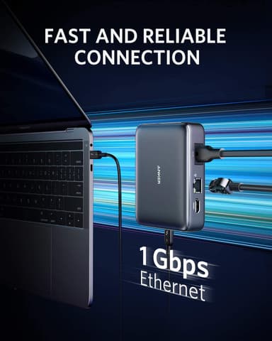 Anker PowerExpand Thunderbolt 3 7-i-1 dockingstasjon