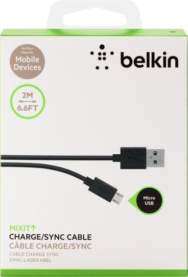 Belkin USB-A til Micro USB kabel (2 m)