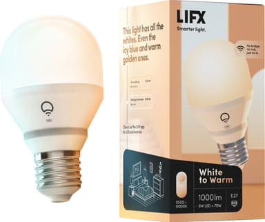 Lifx White to Warm LED-pære E27