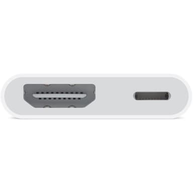 Apple, adapter, HDMI til lyn, hvit
