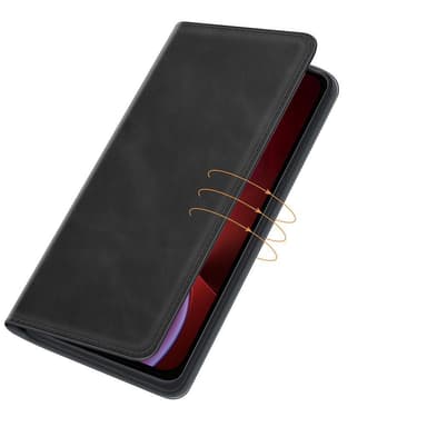 iPhone 12 Pro Max lommebokveske PU lær / TPU Svart