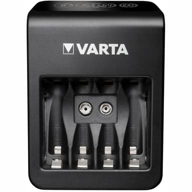 LCD Plug Carger + AA / AAA / 9V + USB inkl. 4xAA
