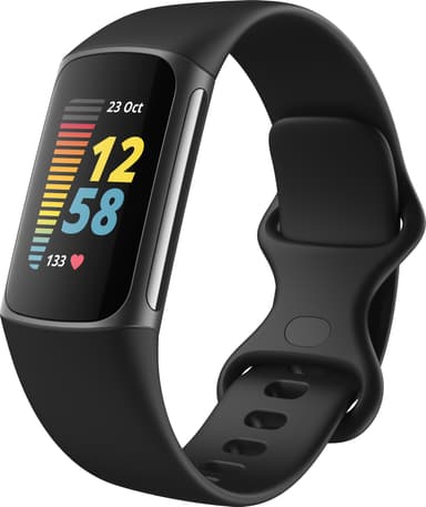 Fitbit Charge 5 aktivitetsarmbånd (black/graphite)