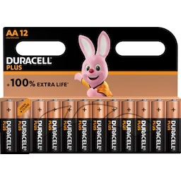 Duracell Plus Power AA batteri (12-pakk)