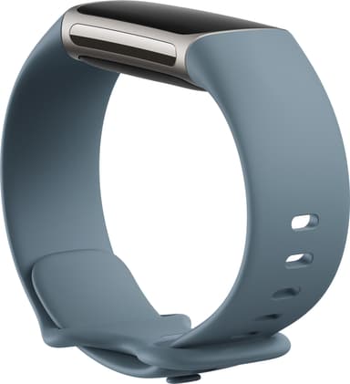 Fitbit Charge 5 aktivitetsarmbånd (steel blue/platinum)
