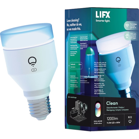 Lifx Clean LED-pære E27