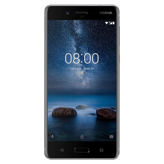 Nokia 8 smarttelefon (stål)