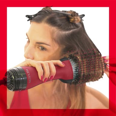 Revlon Pro Collection Titanium varmluftsbørste RVDR5279UKE (rød)