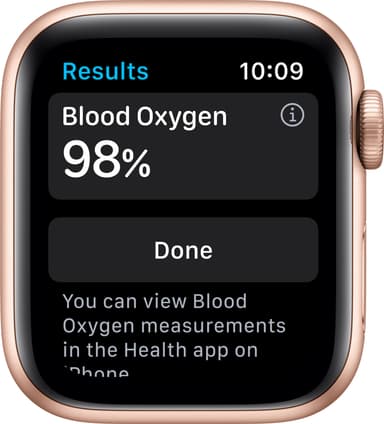 Apple Watch Series 6 40mm GPS (gullfarget alu/sandrosa sportsreim)