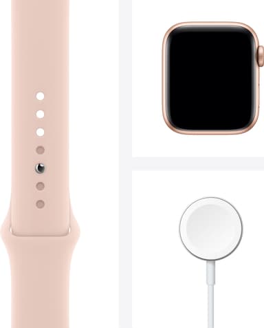 Apple Watch Series 6 40mm GPS (gullfarget alu/sandrosa sportsreim)