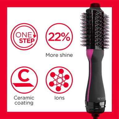 Revlon Pro Collection varmluftsbørste for kort hår RVDR5282UKE (sort)