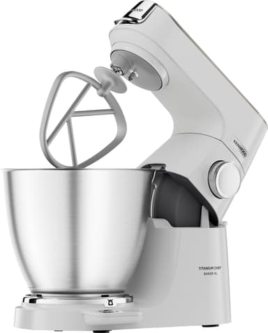 Kenwood Titanium Chef Baker Lite kjøkkenmaskin KVL65001WH (hvit)