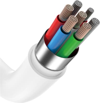 Anker USB-C til Lightning kabel 1,8m (hvit)