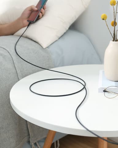 Anker PowerLine III USB-C til USB-C 2.0 kabel 1,8m (sort)