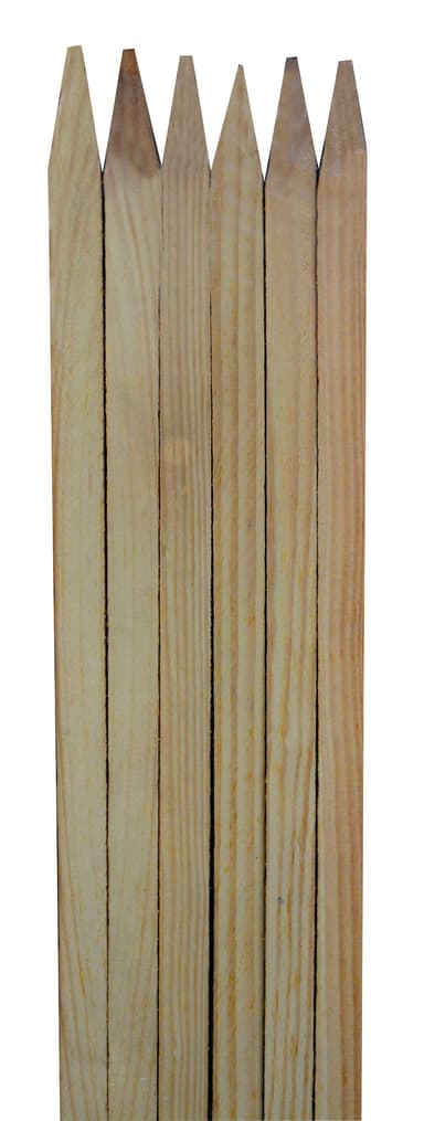 Blomsterpinnar i hardwood – 180 cm – 5 st.