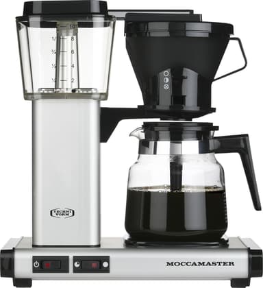 Moccamaster Manual kaffetrakter 53701 (Matt Sølv)