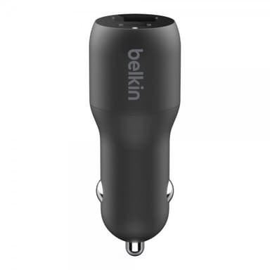 Belkin Mobillader til bil BOOST↑CHARGE™ 30W USB-C PD + USB-A Svart