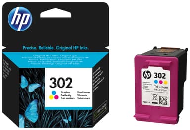 HP blekkpatron 302 Cyan Magenta Gul