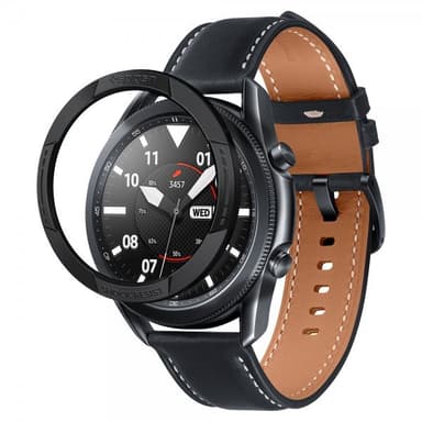 Spigen Samsung Galaxy Watch3 45mm Deksel Chrono Shield Svart