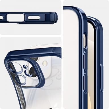Spigen iPhone 12 Mini Deksel Optik Crystal Chrome Blue