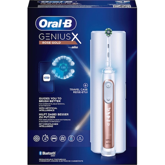 Oral-B Genius X elektrisk tannbørste 396963 (Rose Gold)