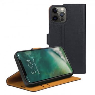 XQISIT iPhone 13 Etui Slim Wallet Selection Svart