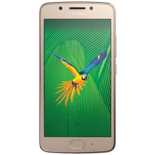 Motorola Moto G5 smarttelefon (gull)