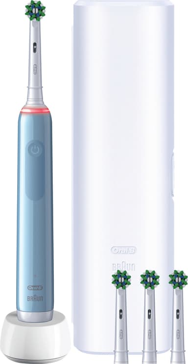 Oral-B Pro3 3700 elektrisk tannbørste 291176 (lys blå)