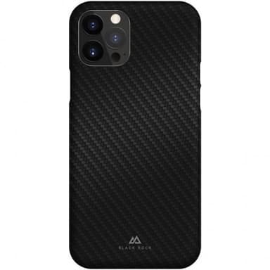 Black Rock iPhone 12/iPhone 12 Pro Deksel Ultra Thin Iced Case Carbon Black