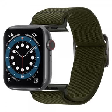 Spigen Apple Watch 42/44/45mm Armbånd Lite Fit Khaki