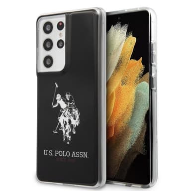 U.S. Polo Samsung Galaxy S21 Ultra Deksel med Logo Svart