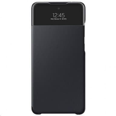 Samsung Original Galaxy A72 Etui Smart S View Wallet Cover Svart
