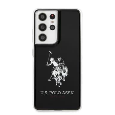 U.S. Polo Samsung Galaxy S21 Ultra Deksel med Logo Svart