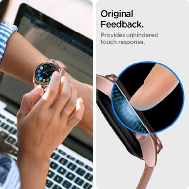 Spigen Samsung Galaxy Watch3 41mm Skjermbeskytter GLAS.tR Slim EZ Fit 2-pack