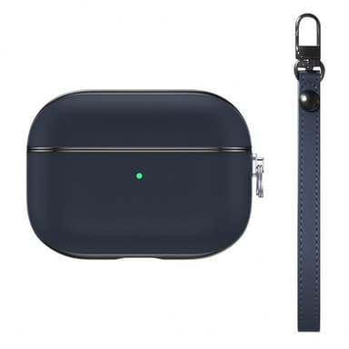 Valenta AirPods Pro Deksel Snap Case Leather Blå