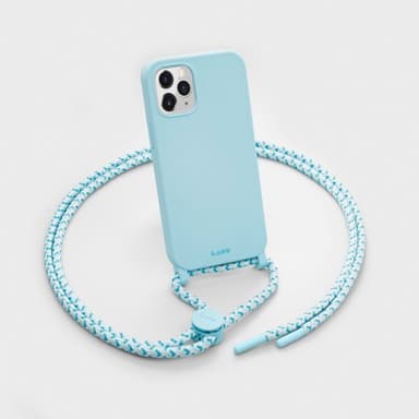 LAUT iPhone 12 iPhone 12 Pro Deksel HUEX PASTELS Necklace Baby Blue