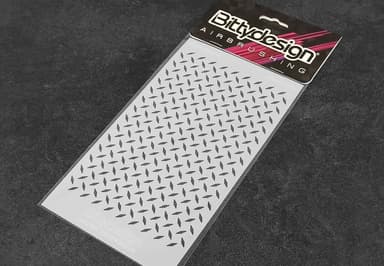 Bittydesign Stensil - Diamond Plate