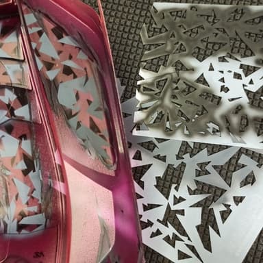 Bittydesign Stensil - Camo Artic