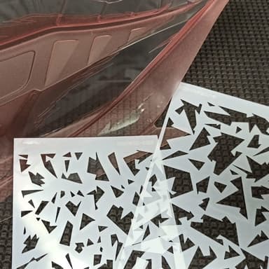 Bittydesign Stensil - Camo Artic